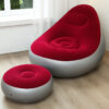 Inflatable Chair Inflatable Couch Lazy Sofa Air Sofa With Stool Foot