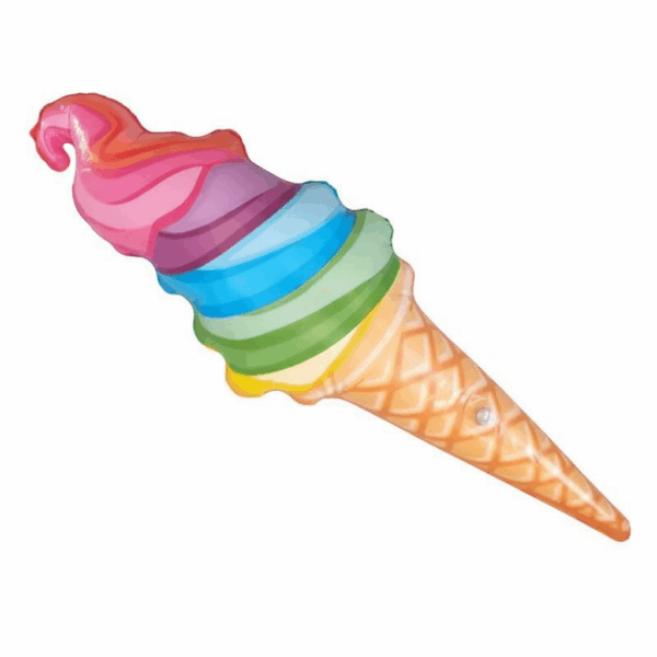 PVC Inflatable Ice Cream Float / Donut Swim Ring / Candy Lollipop Pool Float
