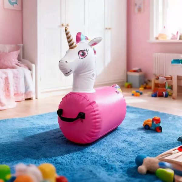 PVC Inflatable Hopping Ride-On Toy (Unicorn & Dinosaur)