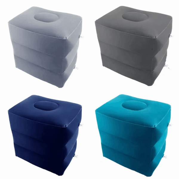 PVC Flocked Portable Inflatable Stool