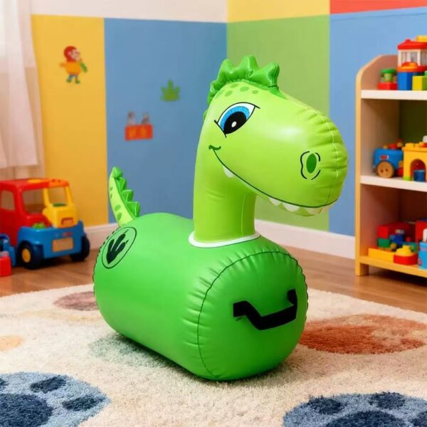 PVC Inflatable Hopping Ride-On Toy (Unicorn & Dinosaur)