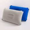PVC Flocked Inflatable Travel Pillow