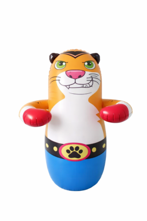 PVC Inflatable Tiger Tumbler Punching Bag for Kids