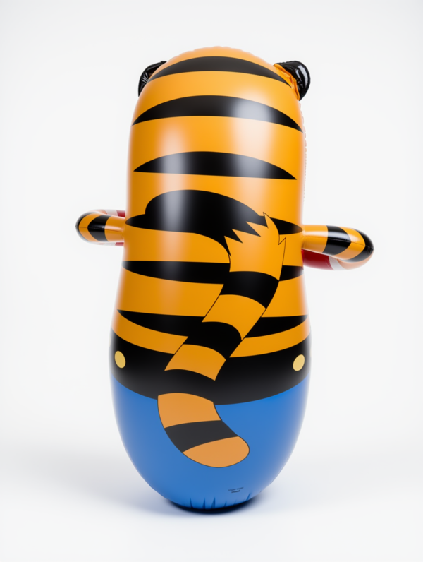 PVC Inflatable Tiger Tumbler Punching Bag for Kids