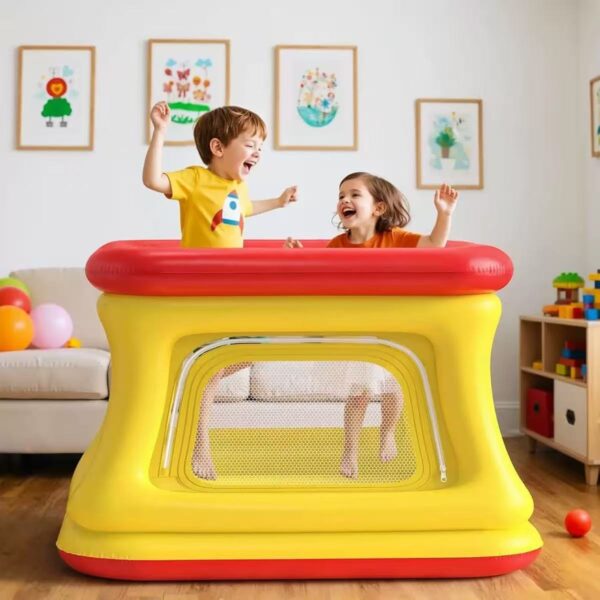 PVC Kids Inflatable Mini Bouncer – Indoor & Outdoor Play Trampoline