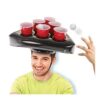 Head-Mounted Inflatable Ping Pong Cup Holder – Party Interactive Game Toy