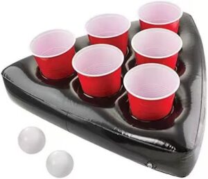 Head-Mounted Inflatable Ping Pong Cup Holder – Party Interactive Game Toy