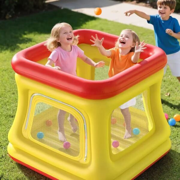 PVC Kids Inflatable Mini Bouncer – Indoor & Outdoor Play Trampoline
