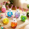b9af456749207760afd43e51c4e1991d PVC Inflatable Easter Egg with Bunny Ears Decoration