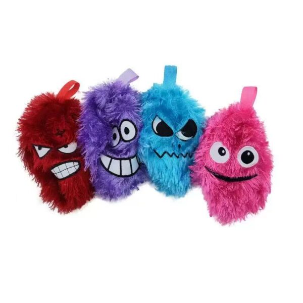 Plush Smiley Face Inflatable Bouncing Ball