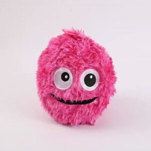 Plush Smiley Face Inflatable Bouncing Ball