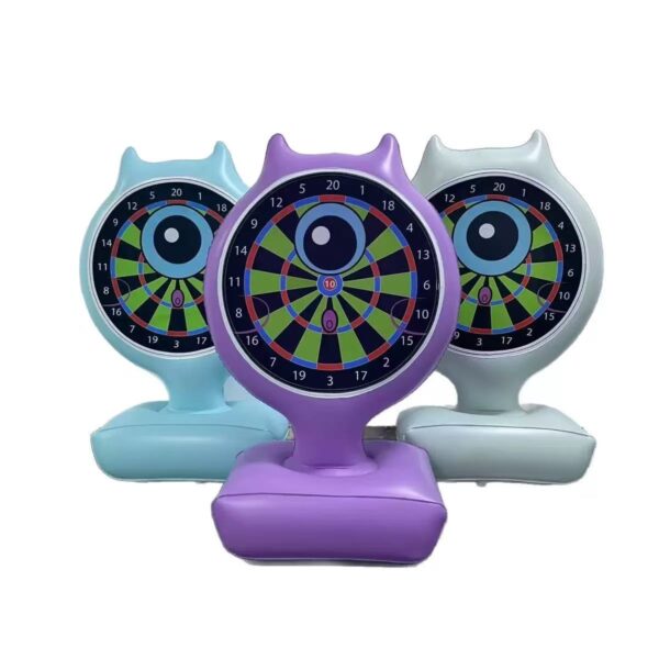 PVC Inflatable Sticky Target Flying Disc Toy