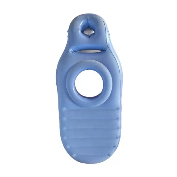 Eco-Friendly PVC Inflatable Pregnancy Mattress – Hollow Belly Design (Thickened Flocked Surface)