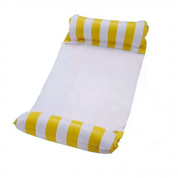 PVC Inflatable Color Mesh Pool Float Lounge Chair
