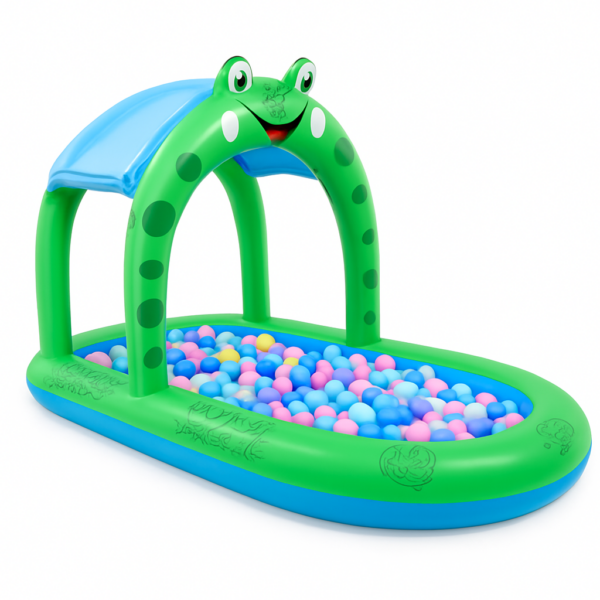 Kids PVC Inflatable Frog Splash Pool