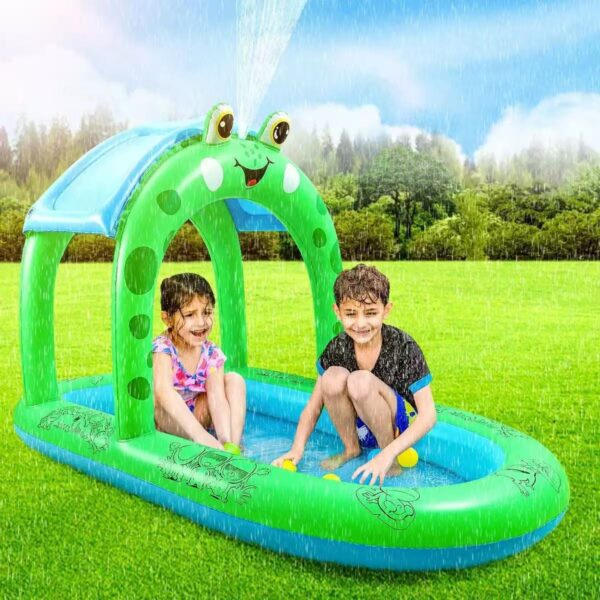 Kids PVC Inflatable Frog Splash Pool