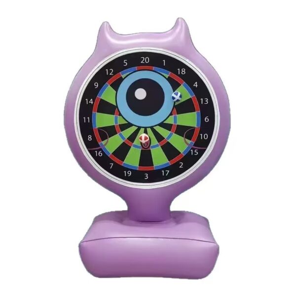 PVC Inflatable Sticky Target Flying Disc Toy