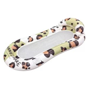 718ecaec462258bea88a149b5b535725 PVC Inflatable Leopard Print Pool Float Lounge