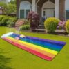PVC Kids Rainbow Outdoor Water Slide