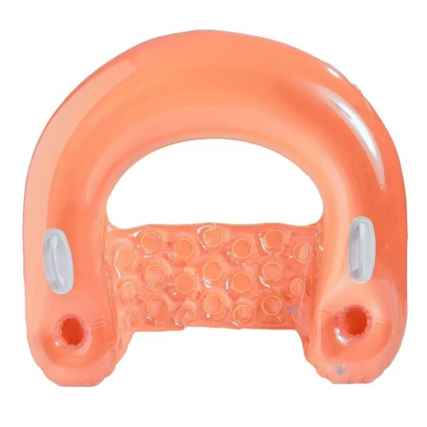 PVC U-Shaped Inflatable Lounger with Handles