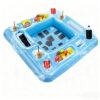 Multifunctional PVC Inflatable Floating Poker Table with Ice Bar & Cup Holders