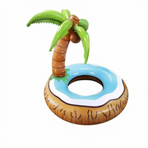 PVC Inflatable Coconut Tree Pool Float Ring