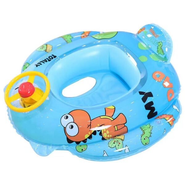 PVC Inflatable Kids Swim Seat with Steering Wheel